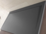 Receveur de douche extra plat, grande taille, caniveau, évacuation grande largeur : L. 110 à 300 cm x l. 70 à 100 cm, résine Akrytan® anti glissant, 10 couleurs, Livraison offerte